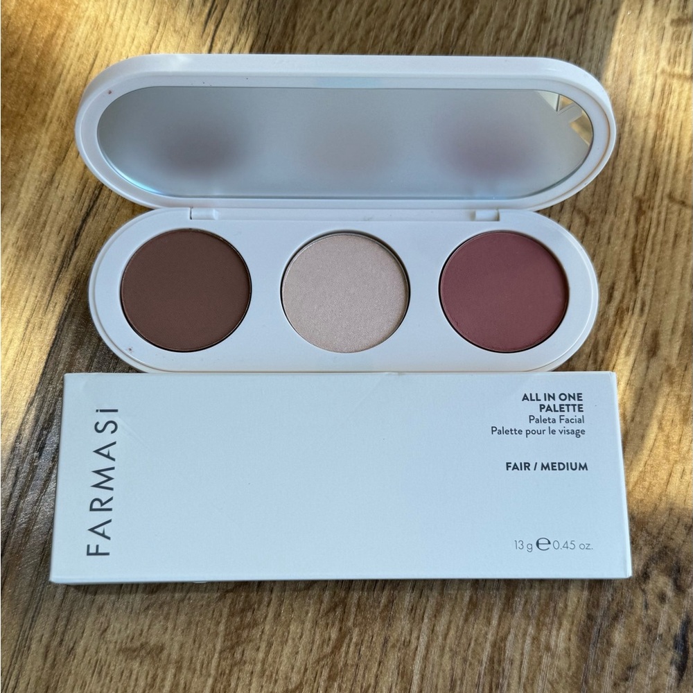 🔥Farmasi All-in-One Palette - Brown, Cream, Pink